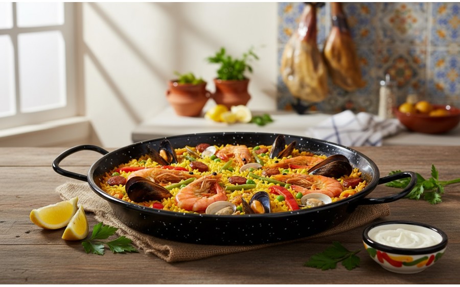 Patelnia 20 cm do Paelli HENDI