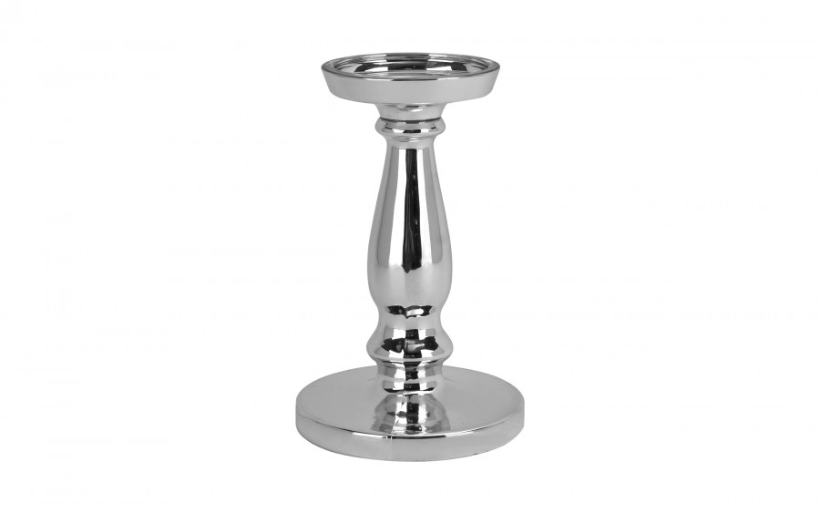 Świecznik szklany 20,5 cm JK0356