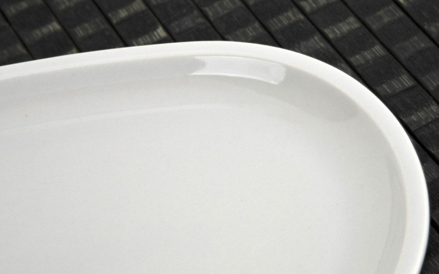 Półmisek owalny 25x16,5 cm Roma Chicago Bianco