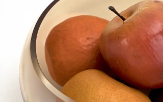 Pojemnik szklany 19x9,5 cm złoty JK0225