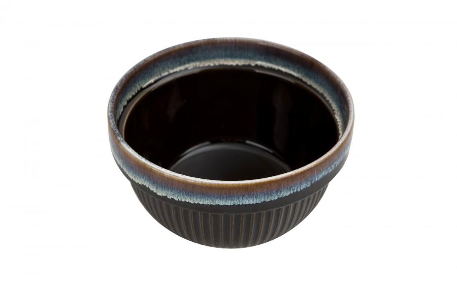 Miska ceramiczna 13,5 x 7,8 cm RIB Brąz