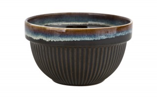 Miska ceramiczna 13,5 x 7,8 cm RIB Brąz