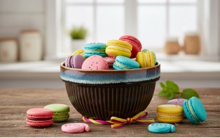 Miska ceramiczna 13,5 x 7,8 cm RIB Brąz