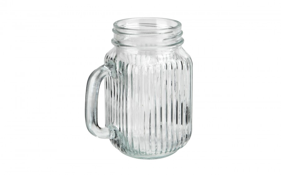 Kubek słoik 450 ml z rurką