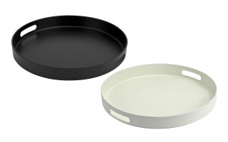 Taca okrągła z uchwytami 33 cm mix