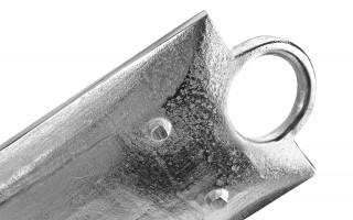 Taca dekoracyjna z uchwytami 54x18 cm metalowa IV0108