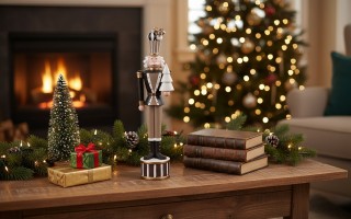 Figurka świąteczna Dziadek do orzechów choinka 44 cm 172870