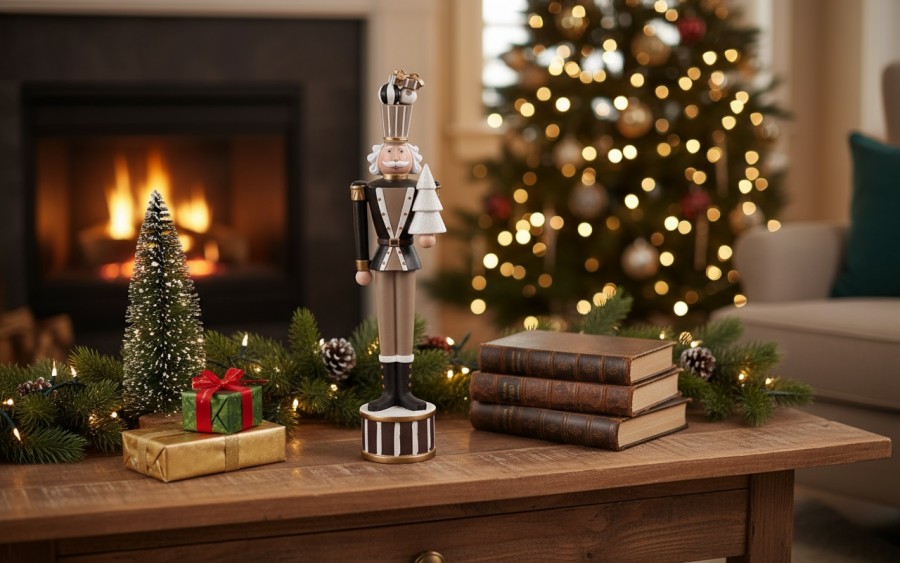 Figurka świąteczna Dziadek do orzechów choinka 44 cm 172870