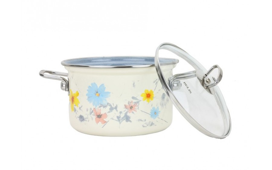 Komplet 4 garnków z pokrywkami Meadow Belis 172089