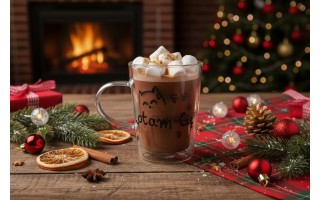 Szklanka termiczna z uchem Love Kotam Cię 350 ml AMBITION