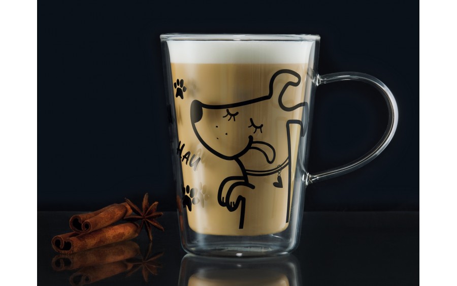 Szklanka termiczna z uchem Love Psytul mnie 350 ml AMBITION