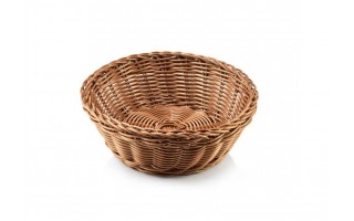 Koszyk okrągły 20 cm Sino brązowy