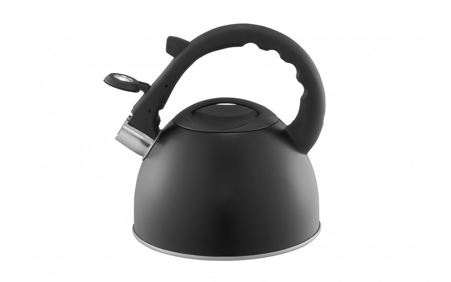 Czajnik tradycyjny z gwizdkiem 2,5 L Spark czarny