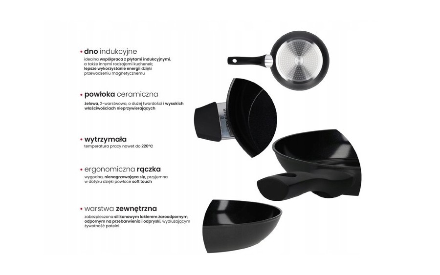 Zestaw 2 patelni 24/28 cm Rocca Zwieger