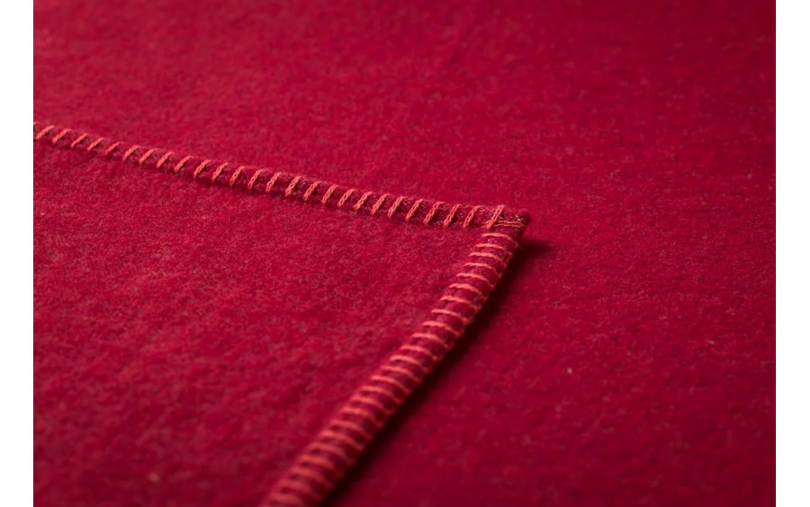 Koc bawełniany 140x200 cm SYLT Bordeaux 31021940