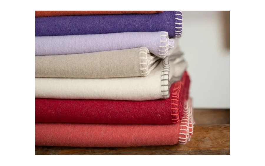 Koc bawełniany 140x200 cm SYLT Bordeaux 31021940