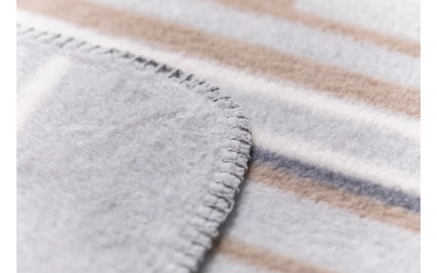 Koc bawełniany 150x200 cm SAVONA "Grey" 02609750