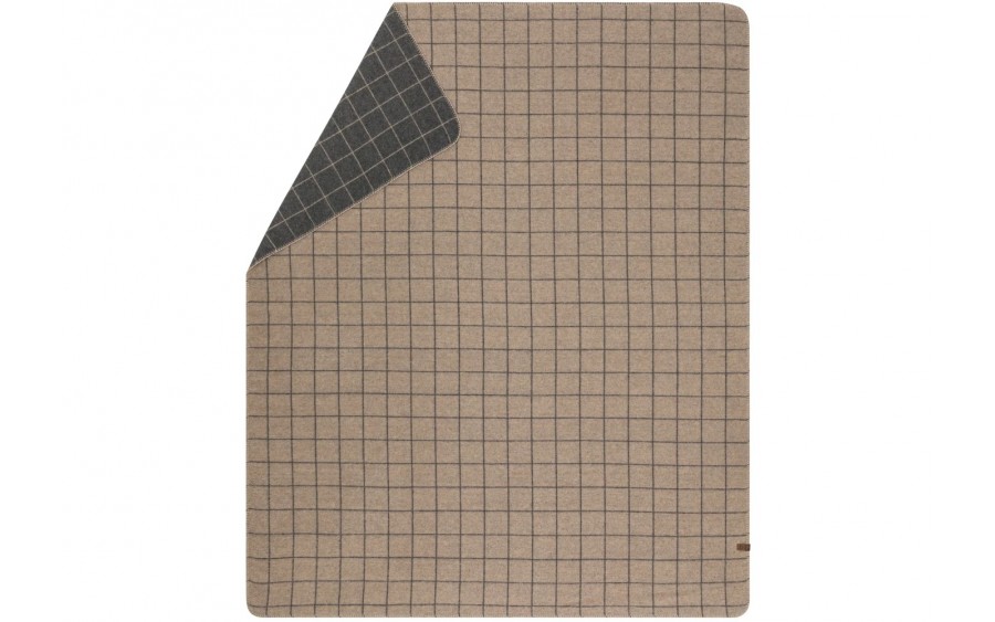 Koc wełniany 160x200 cm MERANO „Karo” 07569360