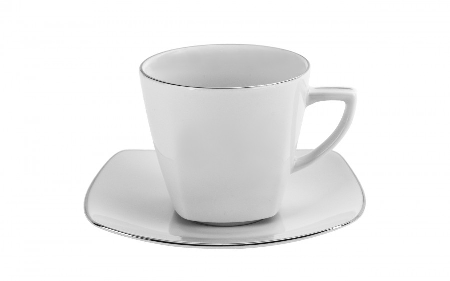 Filiżanka ze spodkiem 0,25L Maxim Platyna