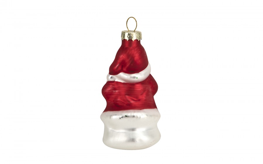 Komplet 3 bombek szklanych 147163 Mikołaj Choinka Bałwan