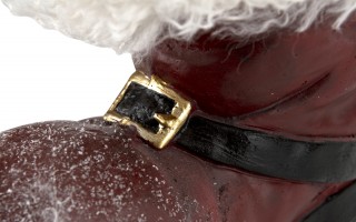 Ozdoba świąteczna But z prezentami LED 33,5 cm