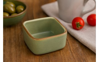 Mini salaterka/dip 7,5x7,5x4,3 cm Oliva
