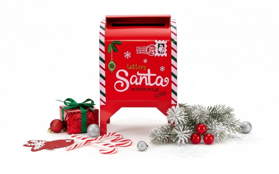 Skrzynka na listy do Św. Mikołaja metalowa