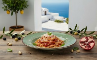 Talerz głęboki do pasty 25 cm Oliva