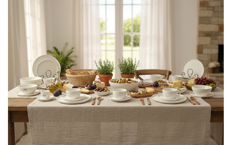 Filiżanka porcelanowa 250 ml + spodek Milena