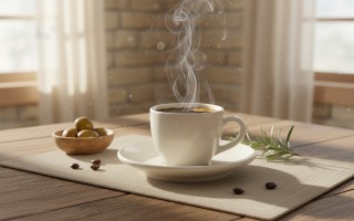 Filiżanka porcelanowa do espresso 90 ml + spodek Milena