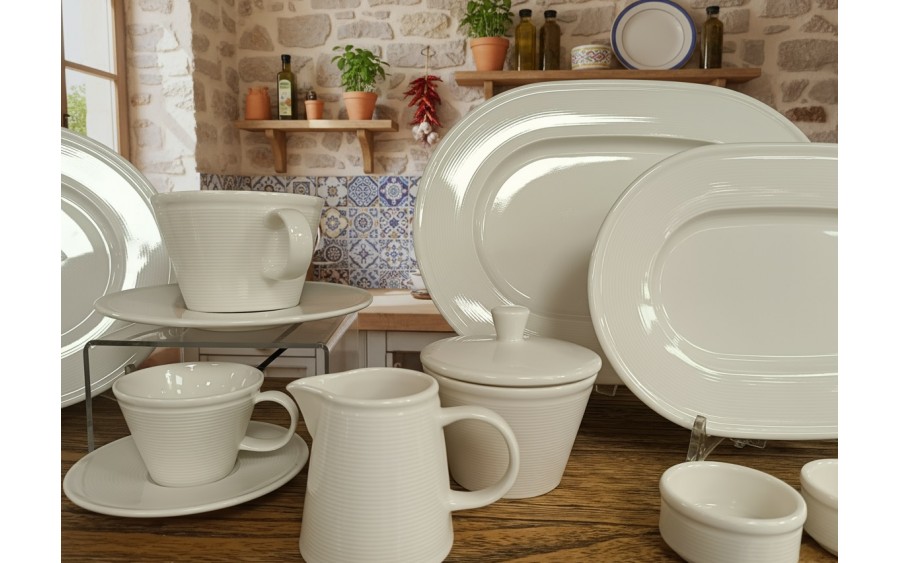 Talerz płytki obiadowy 27 cm Alumilite