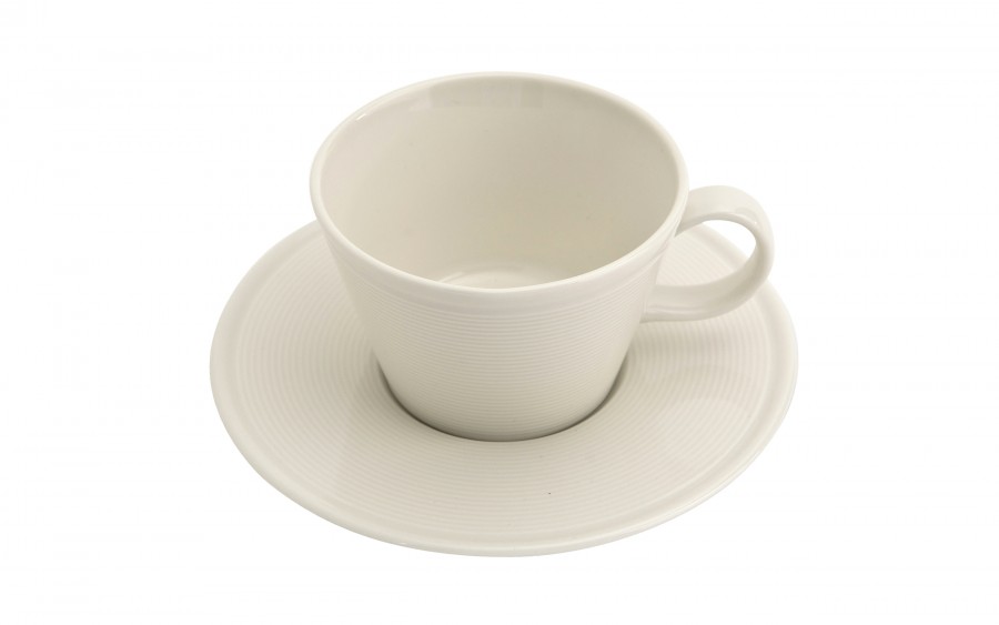 Filiżanka porcelanowa 225 ml + spodek Alumilite