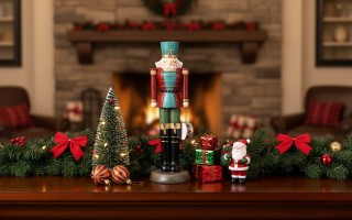 Figurka świąteczna Dziadek do orzechów 29 cm