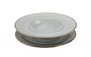 Talerz płytki obiadowy 26 cm Seasons Grey
