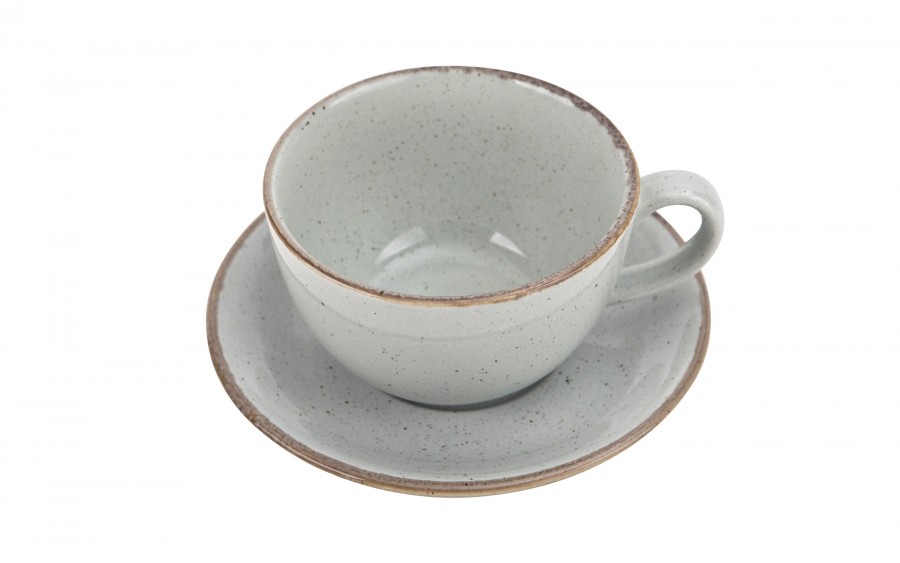 Filiżanka porcelanowa 370 ml + spodek Seasons Grey