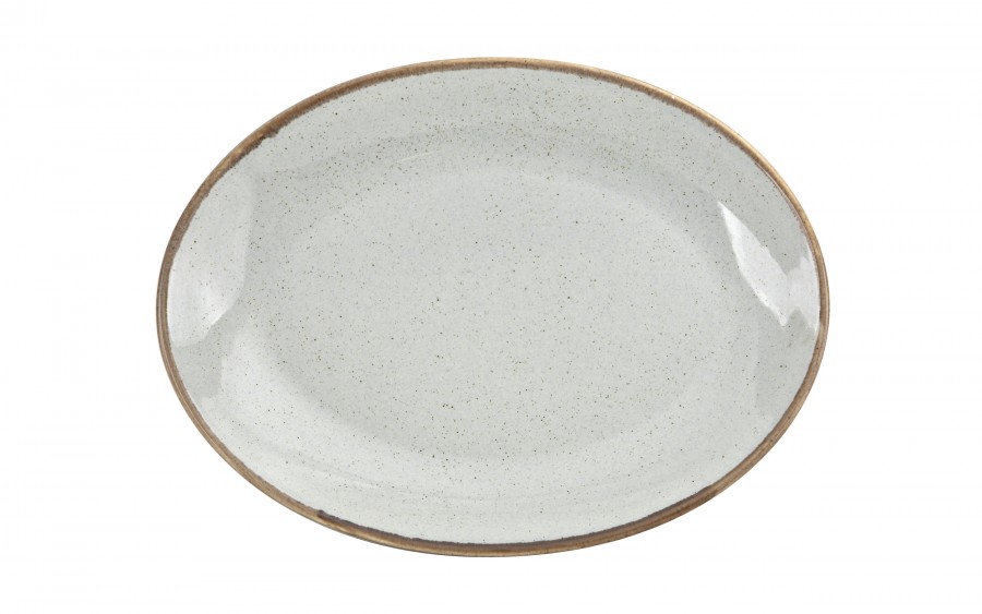 Półmisek owalny 24x18 cm Seasons Grey