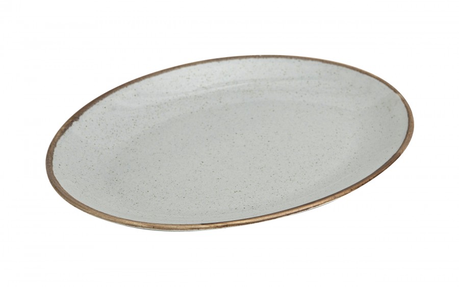 Półmisek owalny 31x24 cm Seasons Grey