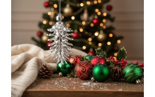 Ozdoba świąteczna Szyszka 13cm