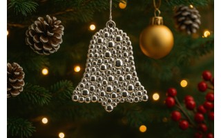 Ozdoba świąteczna Dzwonek 9x7cm