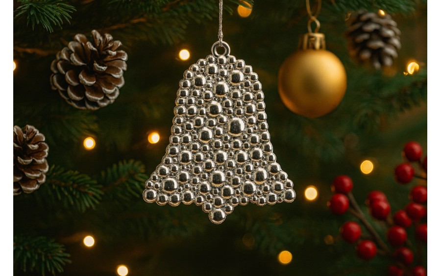 Ozdoba świąteczna Dzwonek 9x7cm