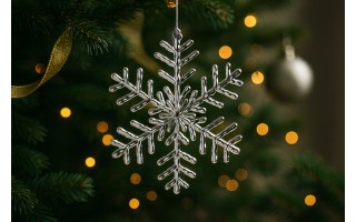 Ozdoba świąteczna Płatek Śniegu 19,5cm