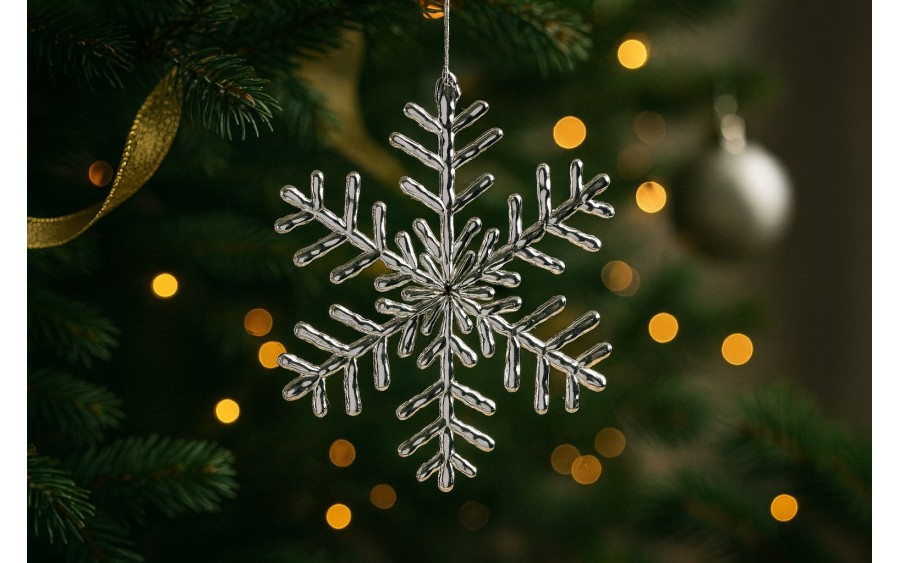 Ozdoba świąteczna Płatek Śniegu 19,5cm