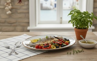 Półmisek owalny 31x24 cm Seasons Grey