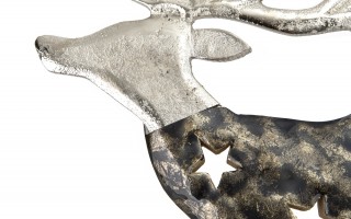 Figurka świąteczna drewniana Renifer 40 cm