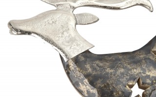 Figurka świąteczna drewniana Renifer 30 cm