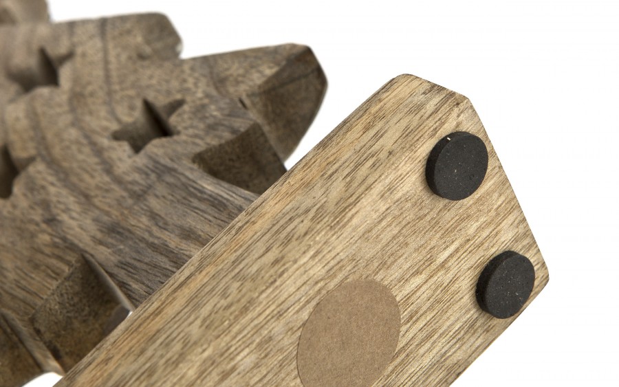 Figurka świąteczna drewniana Choinka 30 cm mała