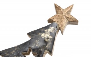 Figurka świąteczna drewniana Choinka 40 cm duża