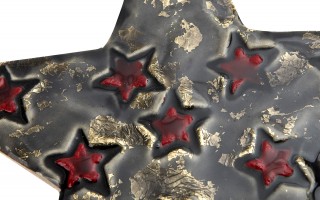 Zawieszka świąteczna z drewna Gwiazda 20 cm