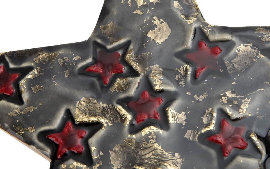 Zawieszka świąteczna z drewna Gwiazda 20 cm