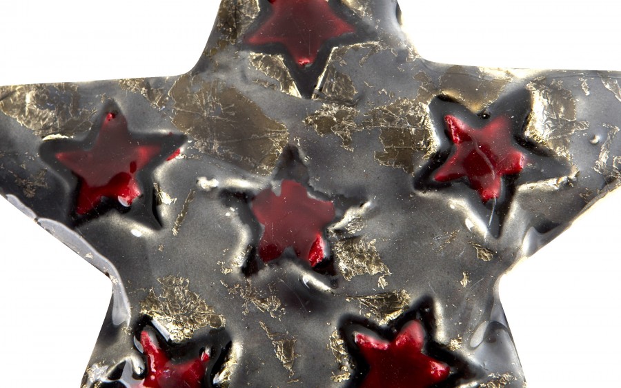 Zawieszka świąteczna z drewna Gwiazda 15 cm